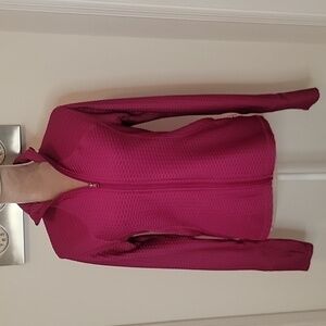Fila, Magenta / Wine Colored, Full Zip Athletic Jacket, Size S, EUC, Looks new!
